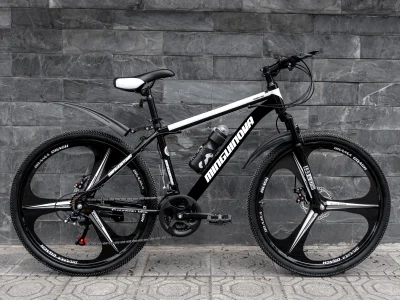 Xe đạp địa hình Mingu Inova - Đen/trắng (Vành đúc 3 đao)